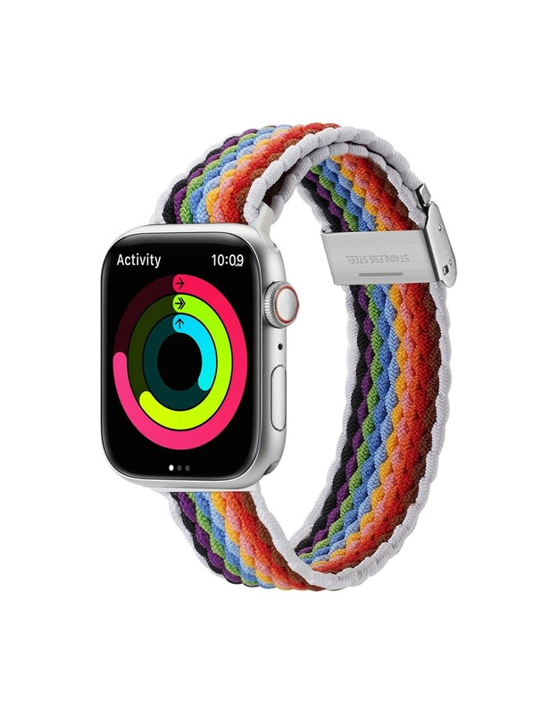 Apyrankė Dux Ducis Mixture II Series Apple Watch 42/44/45/49mm Pale Stripes