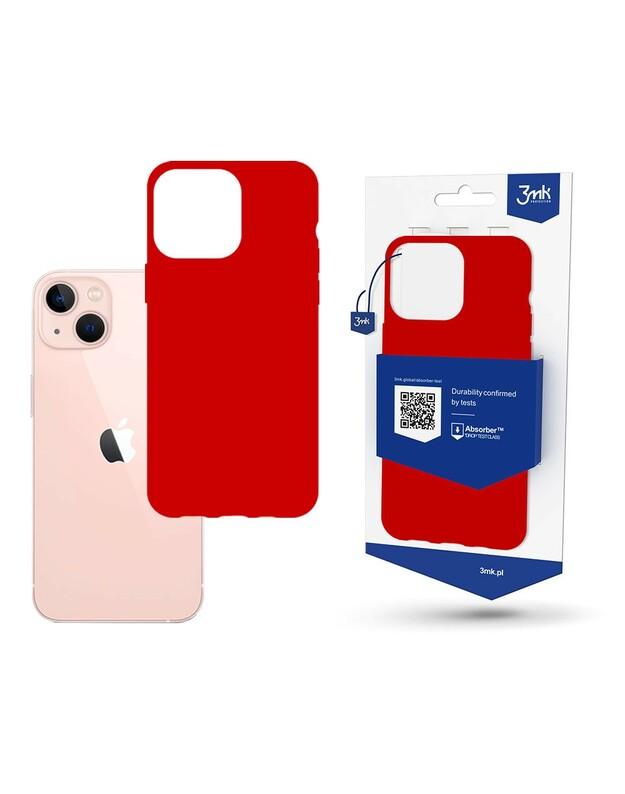 Dėklas 3mk Matt Case Apple iPhone 14 Plus raudonas