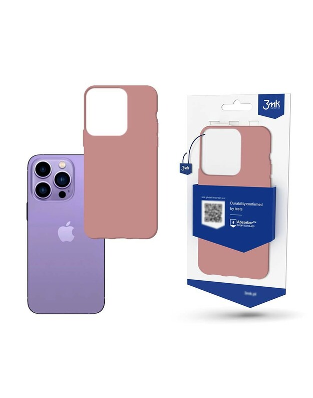 Dėklas 3mk Matt Case Apple iPhone 14 Pro Max rožinis