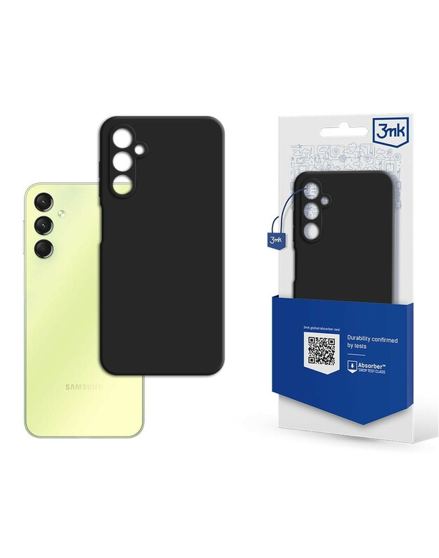 Dėklas 3mk Matt Case Samsung A256 A25 5G juodas