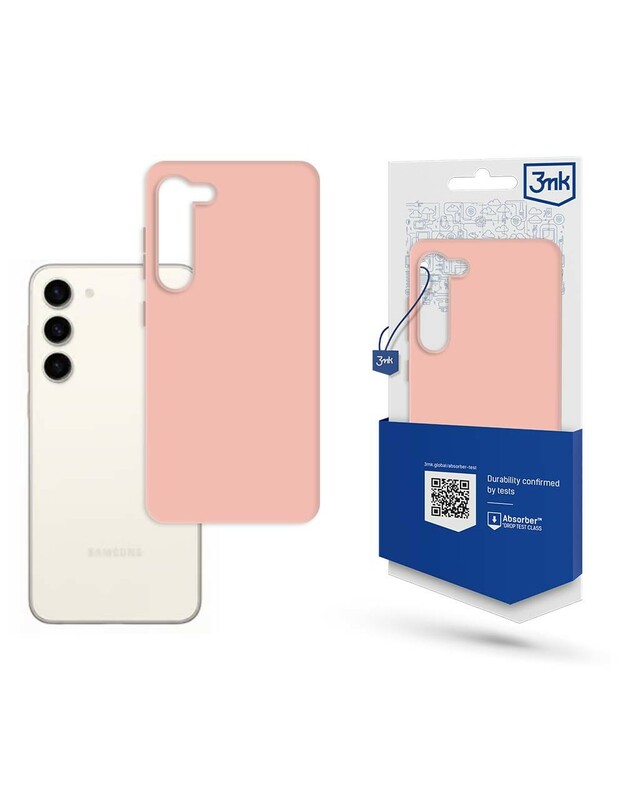 Dėklas 3mk Matt Case Samsung S916 S23 Plus 5G rožinis