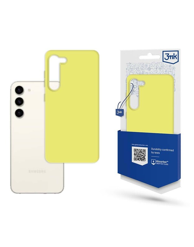 Dėklas 3mk Matt Case Samsung S916 S23 Plus 5G šviesiai žalias