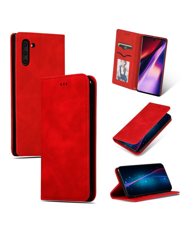 Dėklas Business Style Xiaomi Poco X6 Pro 5G raudonas