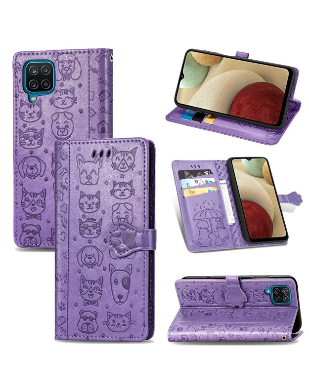 Dėklas Cat-Dog Samsung A165 A16 4G/A166 A16 5G violetinis