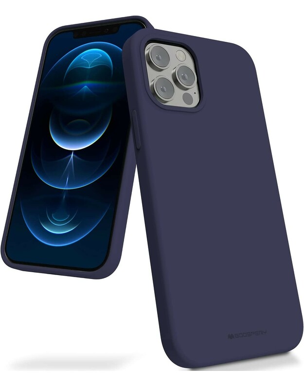 Dėklas Mercury Silicone Case Samsung A025 A02s tamsiai mėlynas