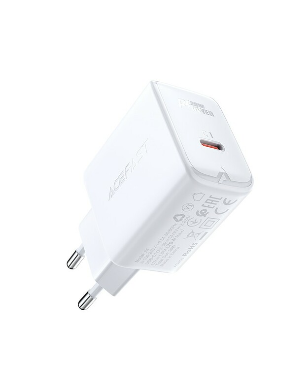 Įkroviklis Acefast A1 PD20W USB-C baltas