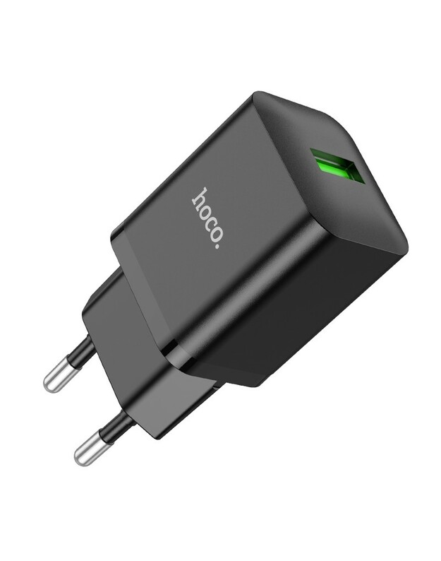 Įkroviklis Hoco N26 USB-A Quick Charge 3.0 18W juodas