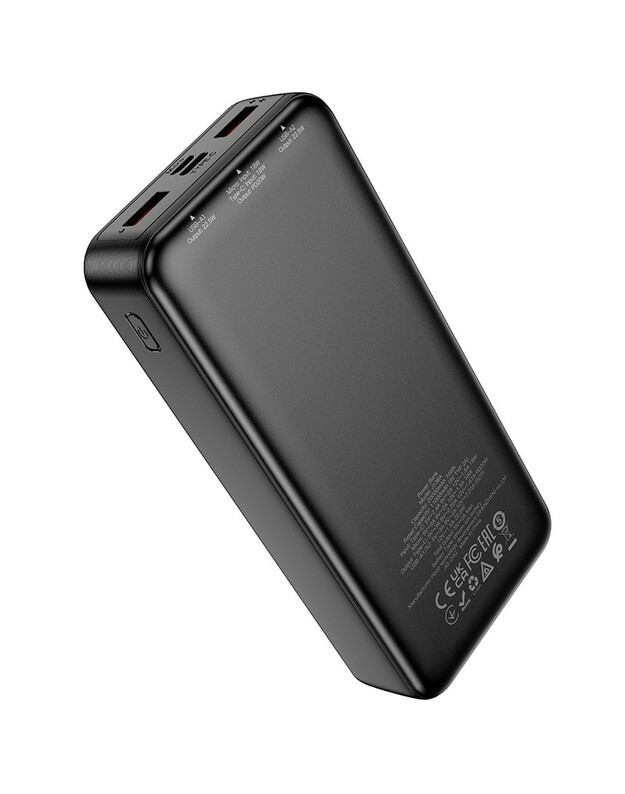 Išorinė baterija Power Bank Hoco J136A 22.5W+PD20W 20000mAh juoda