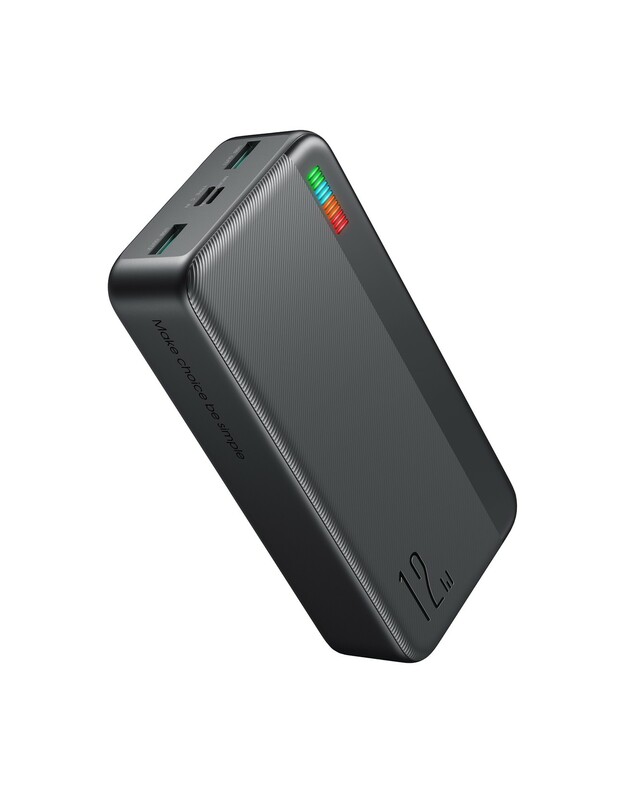 Išorinė baterija Power Bank Joyroom JR-T018 12W 30000mAh juoda