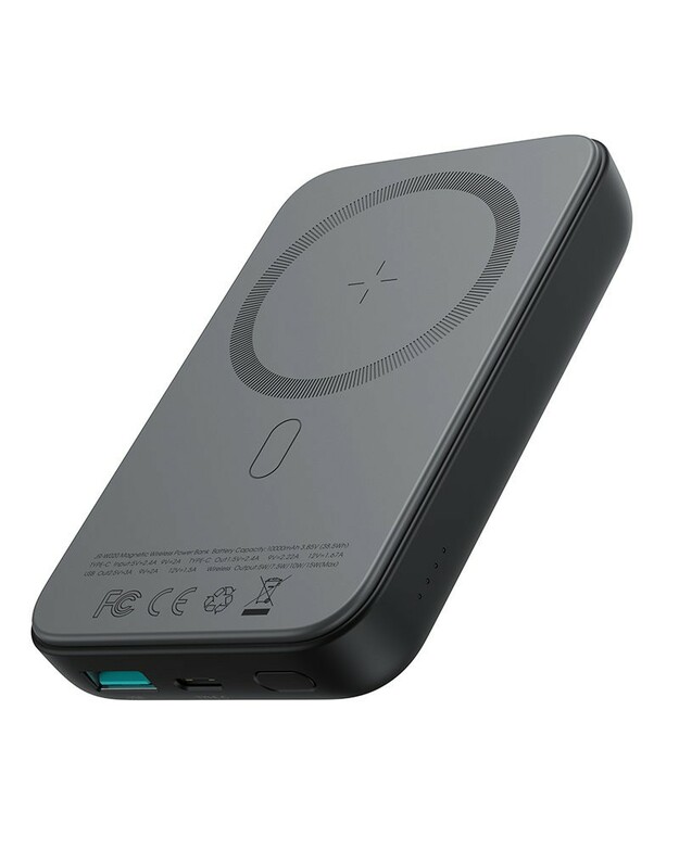 Išorinė baterija Power Bank Joyroom JR-W020 20W Magnetic Wireless 10000mAh juoda