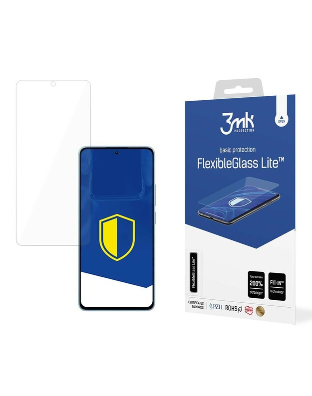 LCD apsauginė plėvelė 3mk Flexible Glass Lite Xiaomi Redmi Note 13 4G