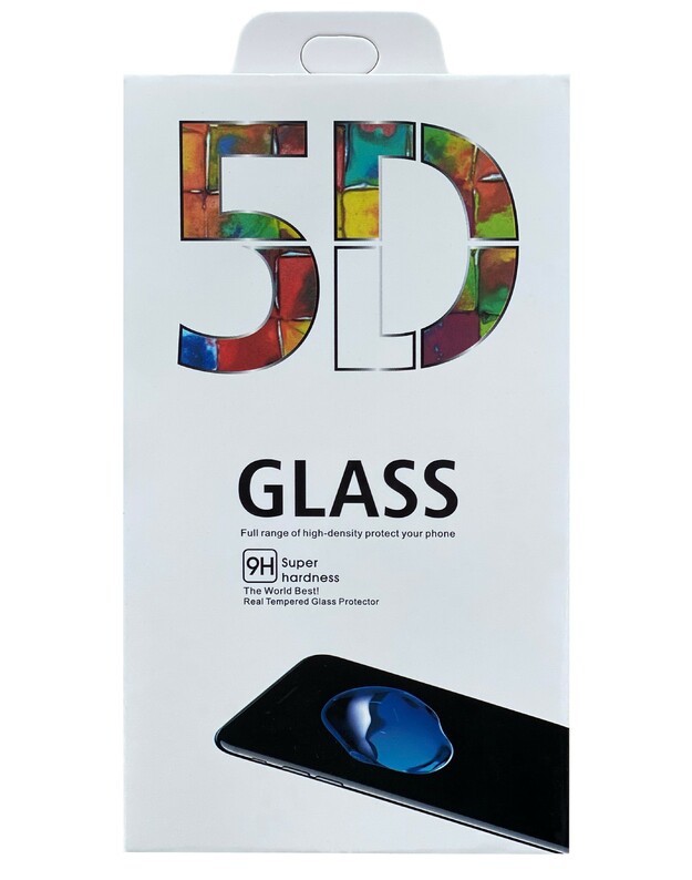 LCD apsauginis stikliukas 5D Full Glue Huawei Mate 20 Lite lenktas juodas