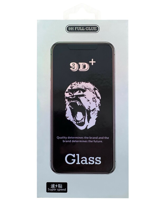 LCD apsauginis stikliukas 9D Gorilla Apple iPhone 16 juodas