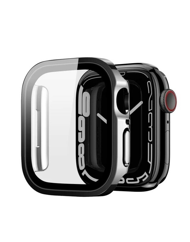 LCD apsauginis stikliukas/dėklas Dux Ducis Hamo Apple Watch 40mm juodas