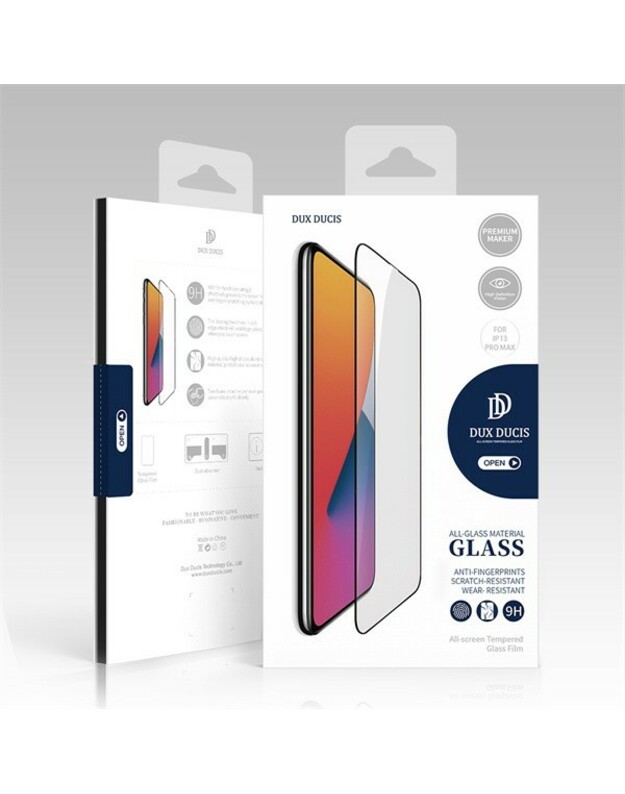 LCD apsauginis stikliukas Dux Ducis Xiaomi Redmi Note 12S juodas