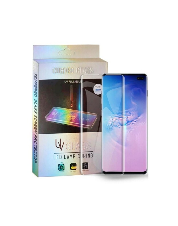 LCD apsauginis stikliukas M1 5D UV Glue Huawei Mate 20 Pro lenktas skaidrus