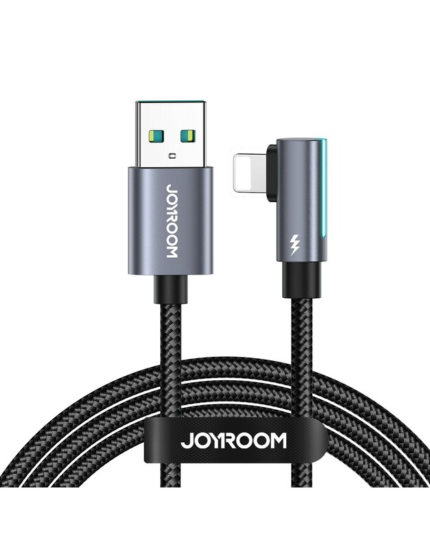 USB kabelis Joyroom S-CL020A17 USB to Lightning 2.4A 1.2m juodas