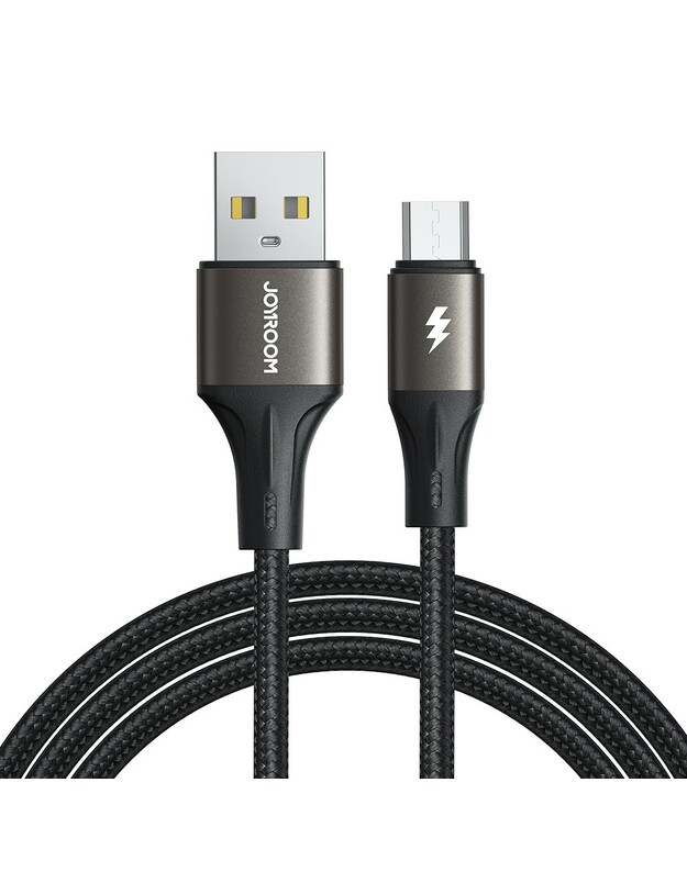 USB kabelis Joyroom SA25-AM3 USB to MicroUSB 3A 2.0m juodas