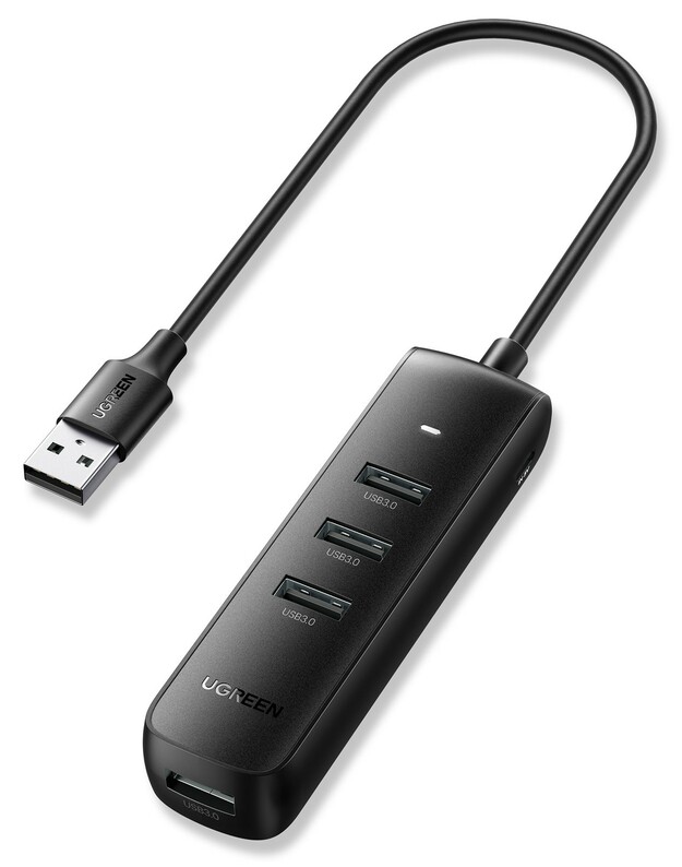 USB šakotuvas Ugreen CM416 USB-A 3.0 to 4xUSB-A 3.0 (10915) juodas