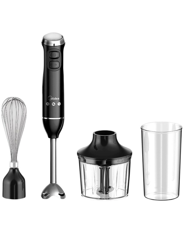 Hand blender, bowl 0.5L, chopper whisk/masher, 50Hz 600W rating power, MAX 1000W, turble + stepless variable speed, DC motor for low noise and long life, stainless steel wander with stainless steel blade.