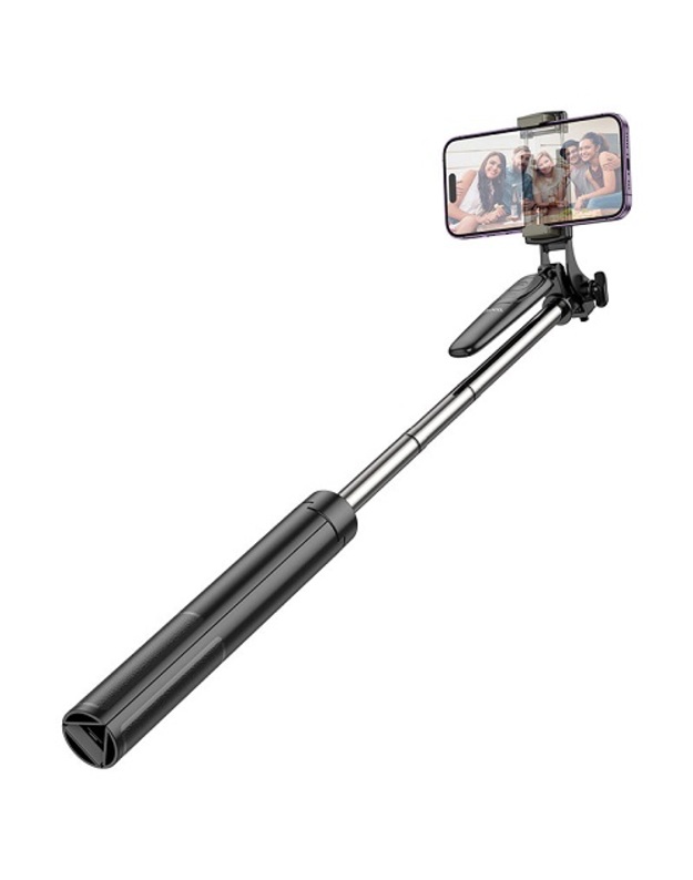 Asmenukių lazda HOCO K19 (Selfie Stick) / trikojis, 157cm, BT