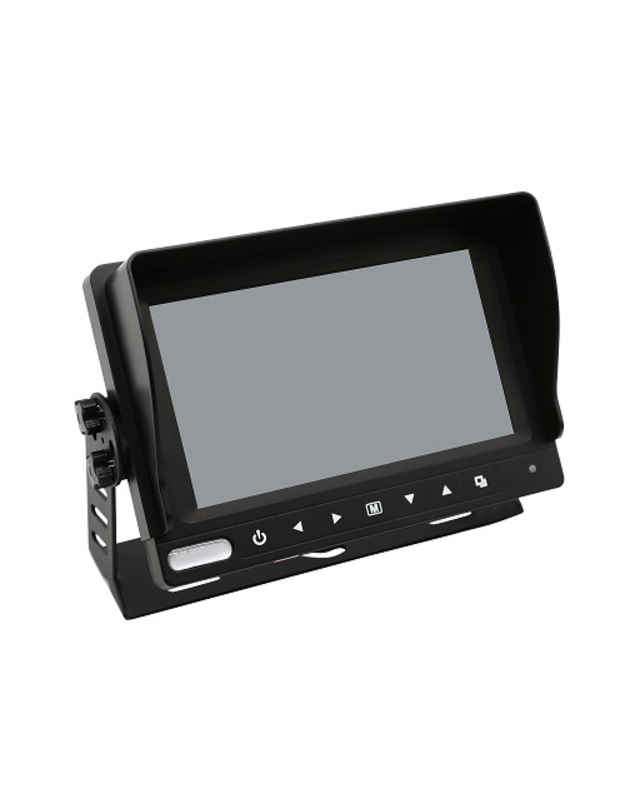 Automobilinis CCTV monitorius 7 colių, vandeniui atsparus IP69k