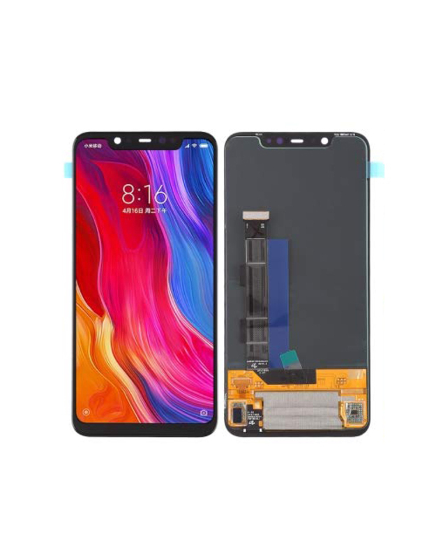 Ekranas LCD Xiaomi Mi 8 (juodas) ORG