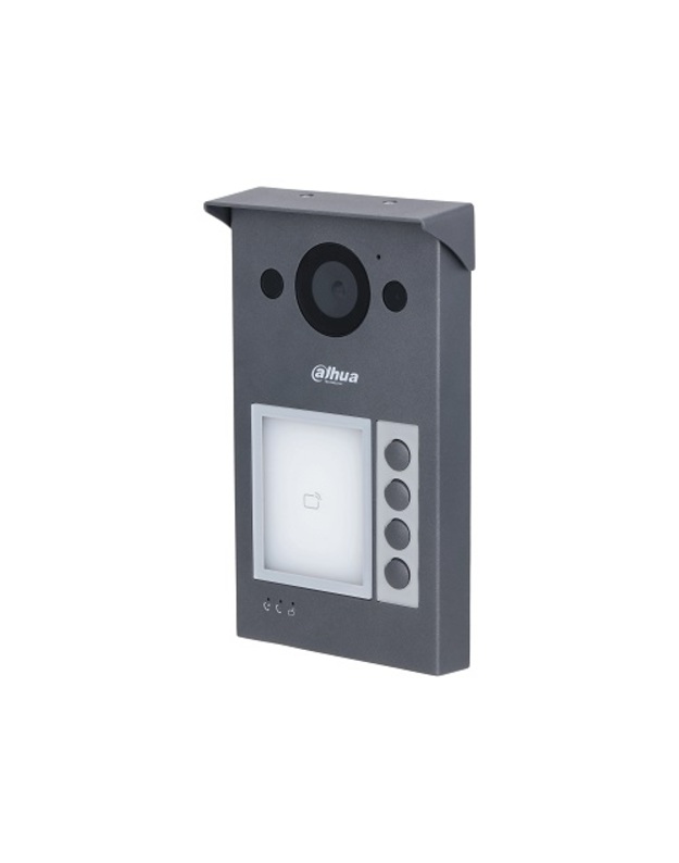 IP domofono kamera VTO3312Q-P. 4 abonentai. 2MP 125°.  SIP. IP65, IK08