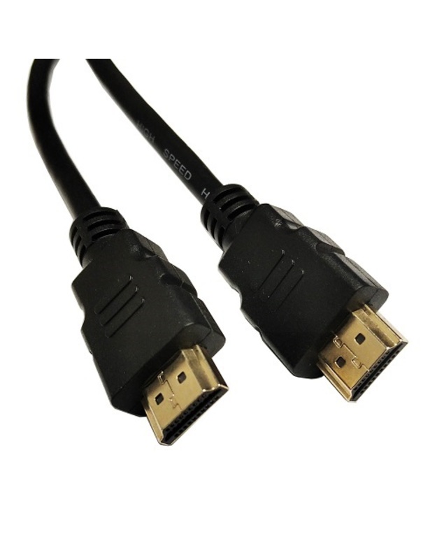 Kabelis HDMI - HDMI, 5m, 1.4v, su paauksuotomis jungtimis