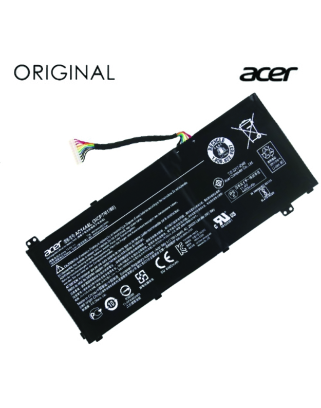 Nešiojamo kompiuterio baterija ACER AC15B7L, 4600mAh, Original