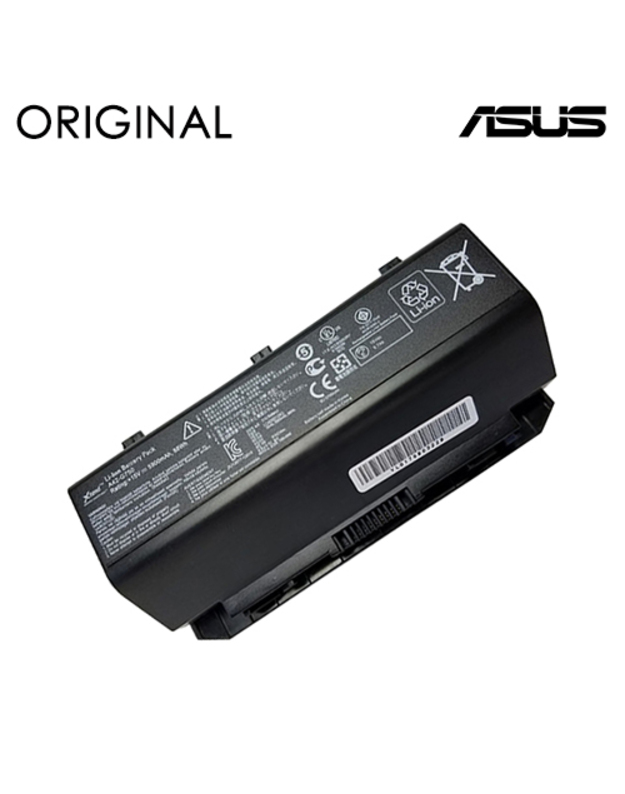 Nešiojamo kompiuterio baterija ASUS A42-G750, 88Wh, Original