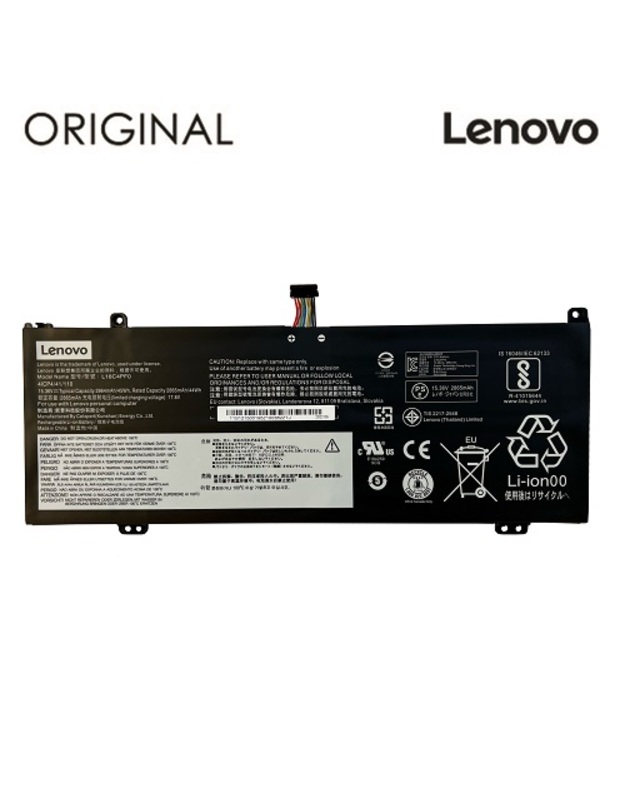 Nešiojamo kompiuterio baterija LENOVO L18M4PF0, 2865mAh, Original